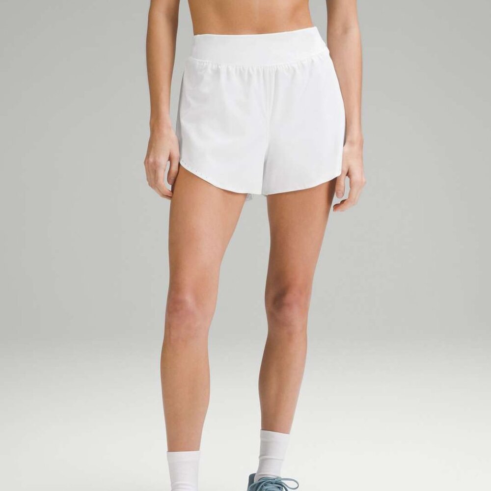 Lululemon Fast and Free Reflective High-Rise Classic-Fit Short 3" size 8